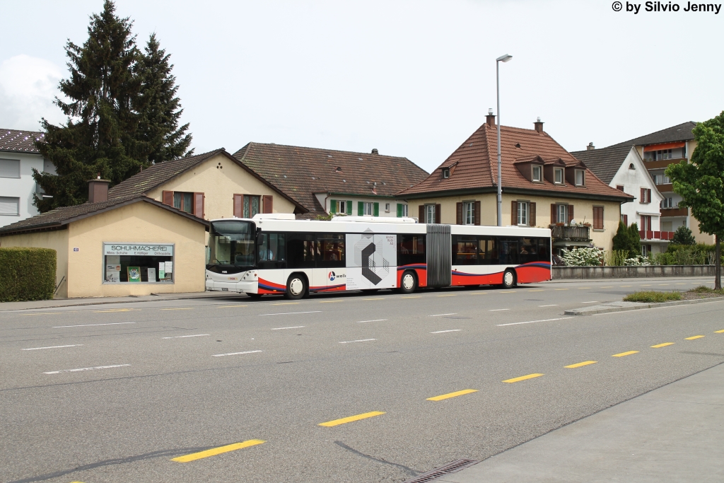 RVBW Nr. 145 (Scania/Hess N310UA) am 2.5.2015 in Neuenhof, Kreustein