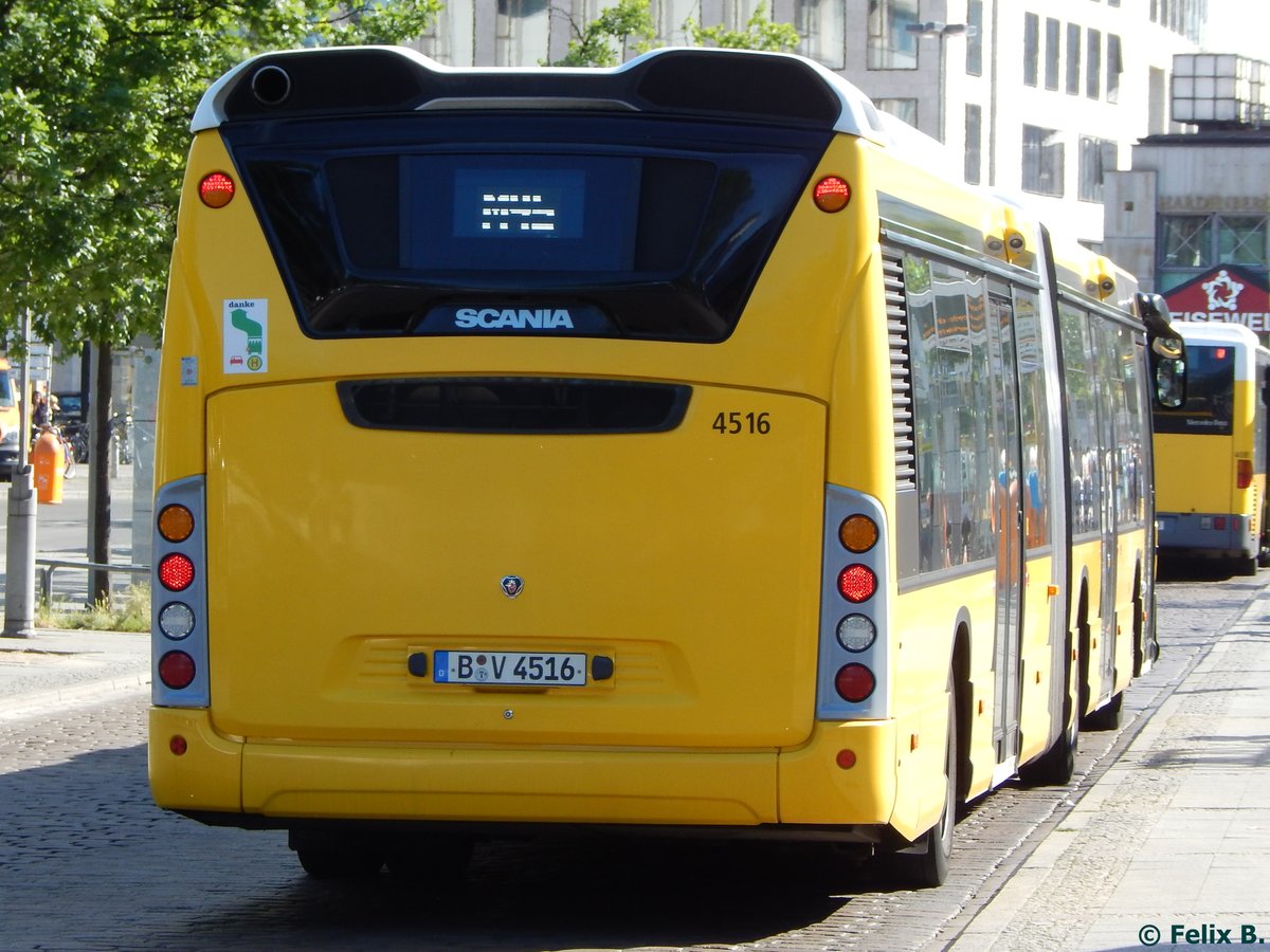 Scania Citywide der BVG in Berlin am 08.06.2016