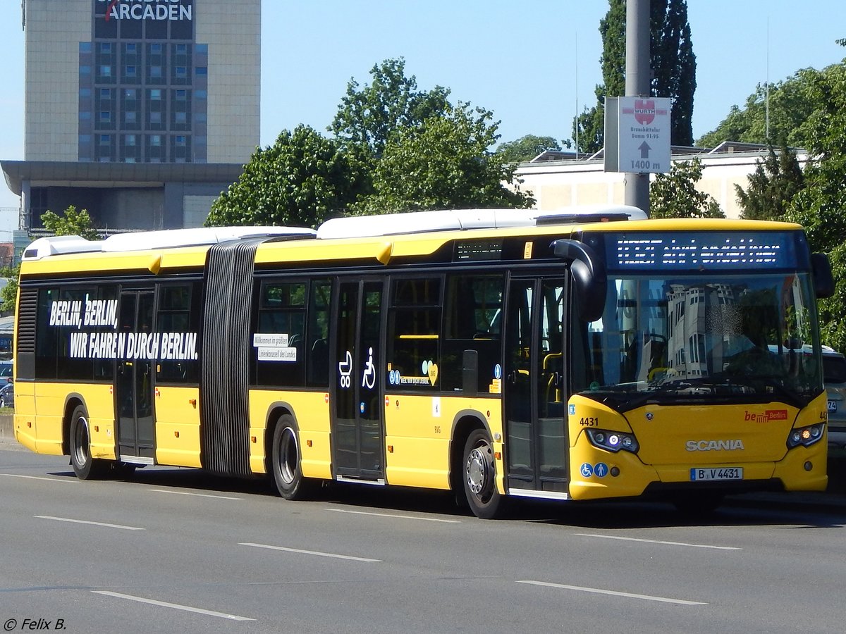 Scania Citywide der BVG in Berlin am 10.06.2016