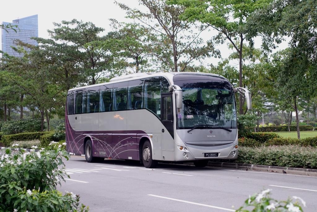 Scania mit Irisbus-Optik, Singapur Dezember 2016