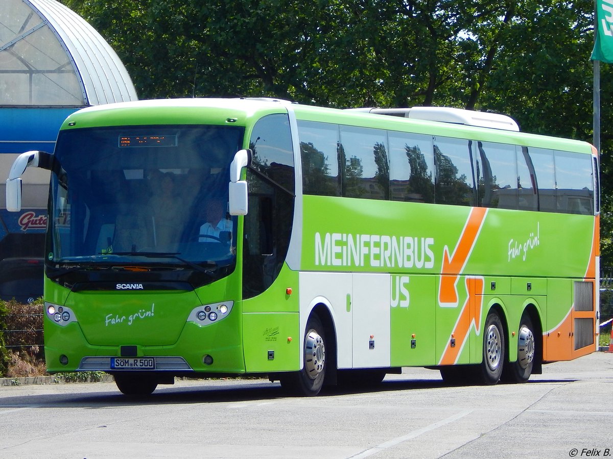 Scania OmniExpress von Flixbus/Röse Reisen aus Deutschland in Berlin am 11.06.2016