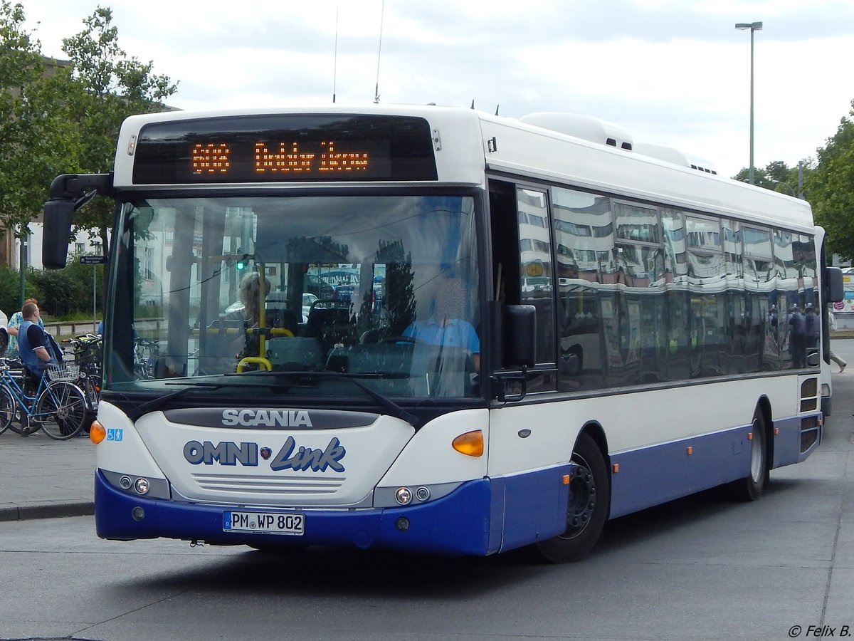 Scania OmniLink vom Busbetrieb W. Patzsch aus Deutschland in Potsdam am 10.06.2016