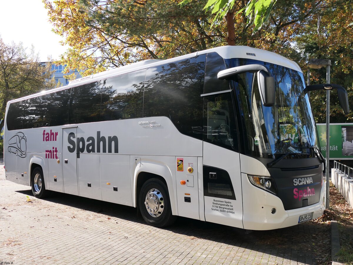 Scania Touring von Busreisen Spahn aus Deutschland in Binz am 23.10.2021