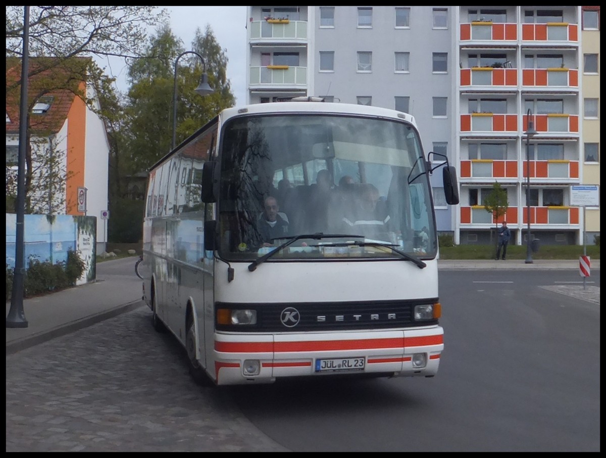 Setra 215 HD von Busreisen R. Labudda aus Deutschland in Binz am 02.05.2014
