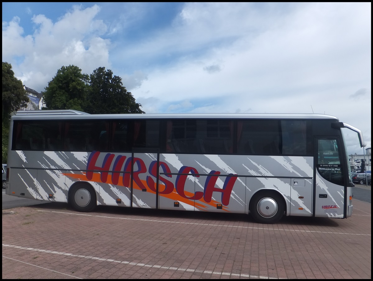 Setra 315 GT-HD von Hirsch aus Deutschland im Stadthafen Sassnitz am 01.09.2013