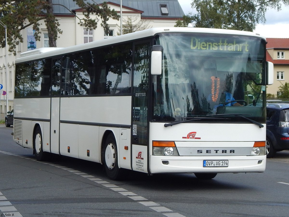 Setra 315 UL der Anklamer Verkehrsgesellschaft in Greifswald am 10.08.2018
