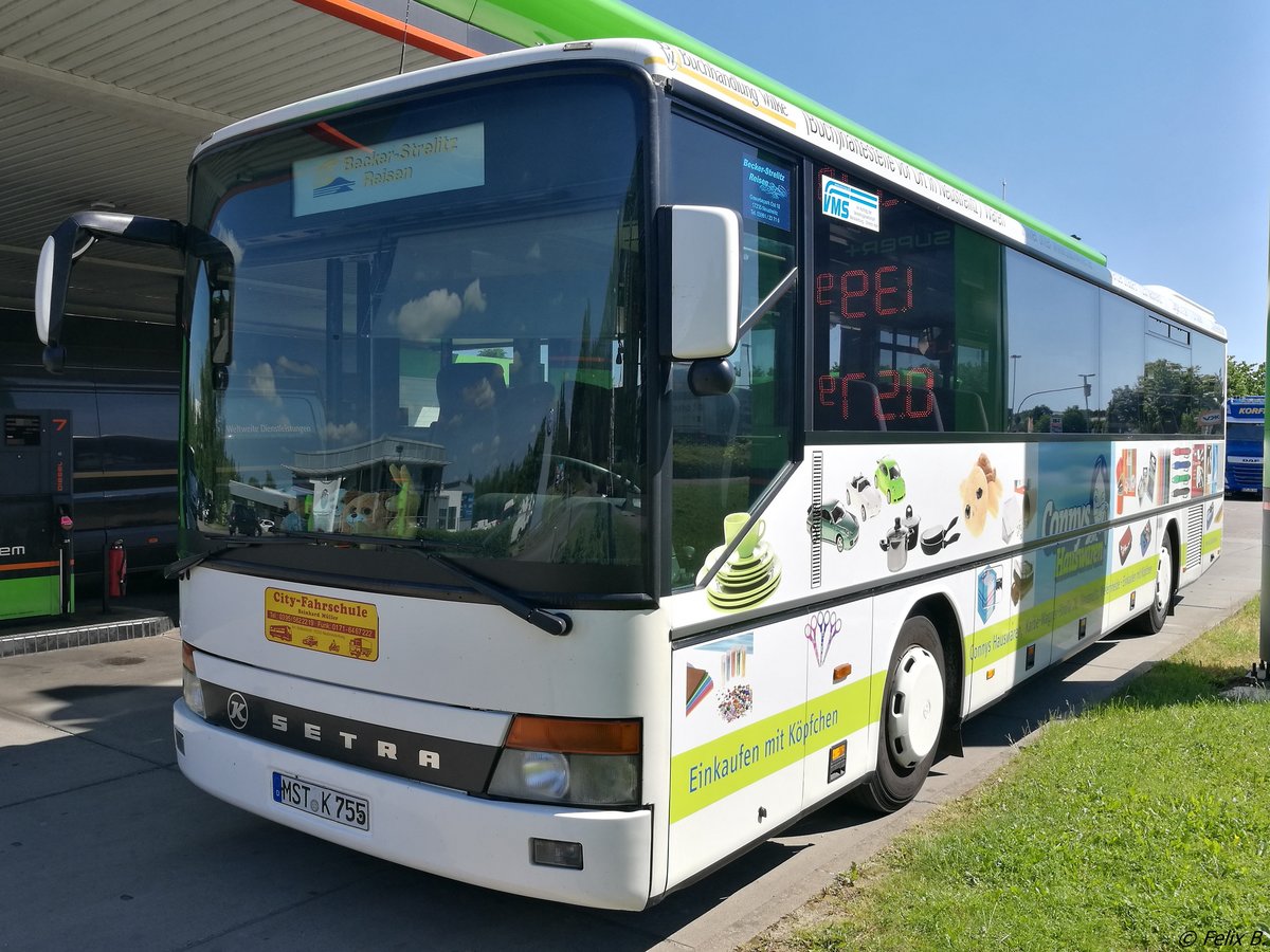Setra 315 UL von Becker-Strelitz Reisen aus Deutschland in Neubrandenburg am 02.06.2017