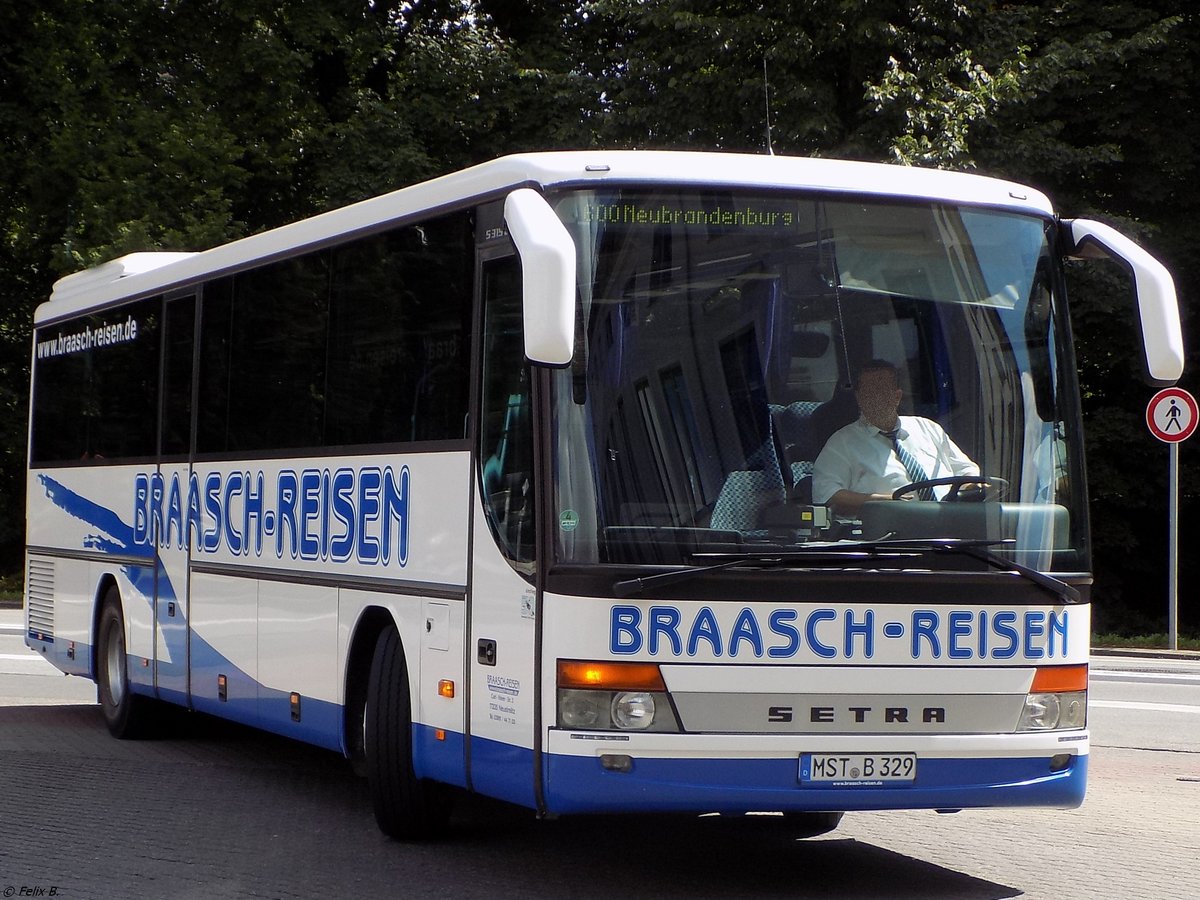 Setra 315 UL von Braasch Reisen aus Deutschland in Neubrandenburg am 31.07.2014