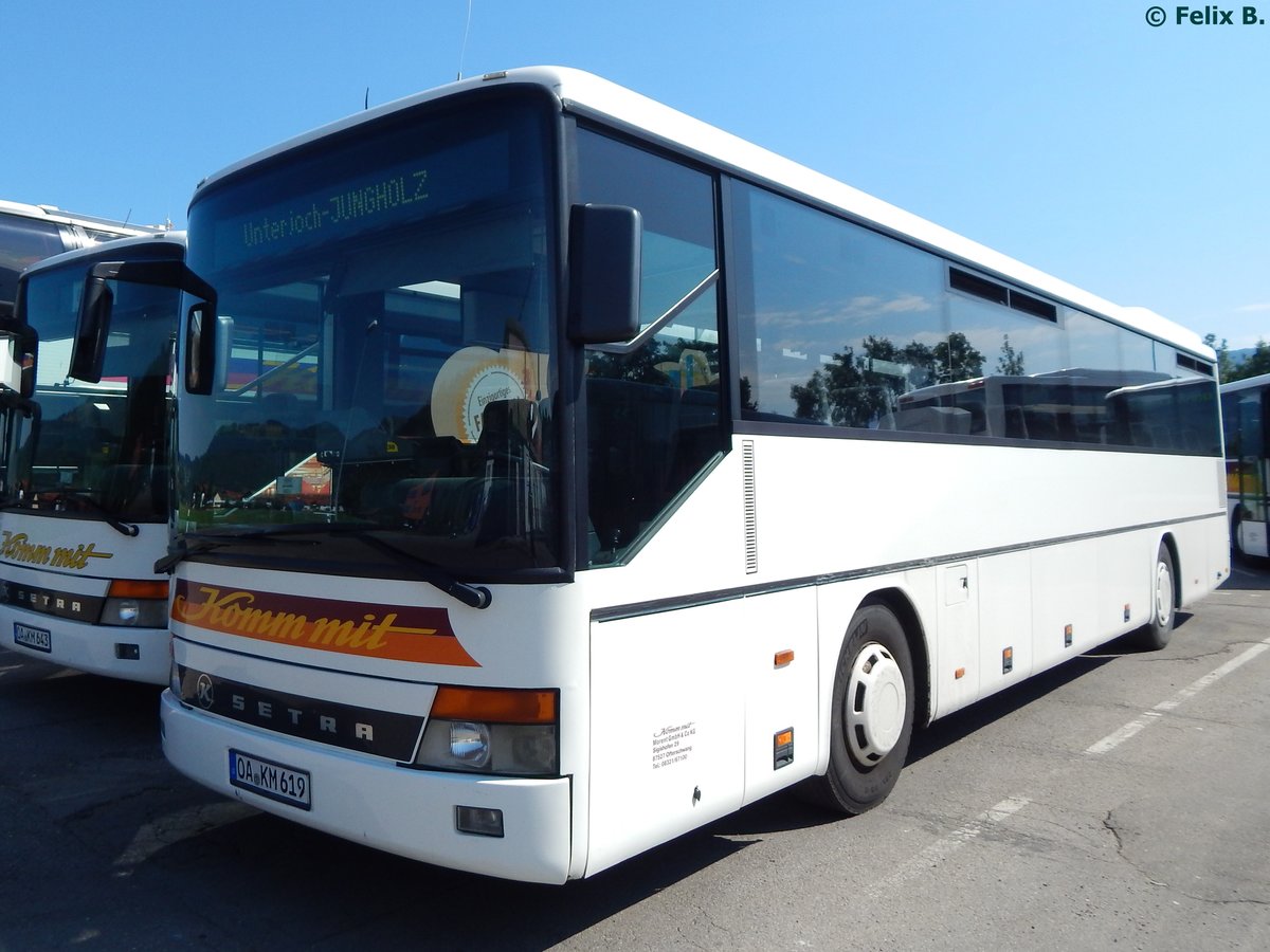 Setra 315 UL von Komm mit Reisen aus Deutschland in Ofterschwang am 08.08.2015