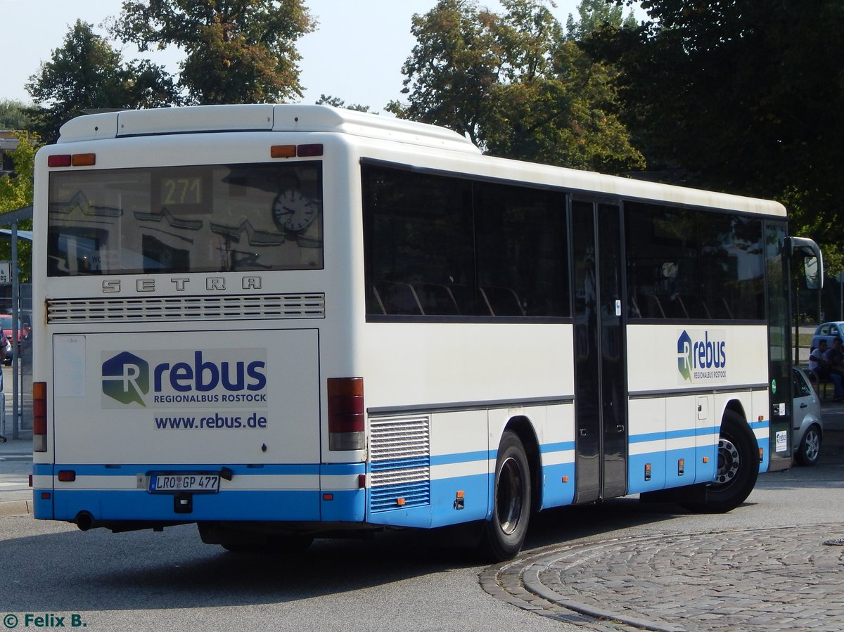 Setra 315 UL von Regionalbus Rostock in Güstrow am 13.09.2016