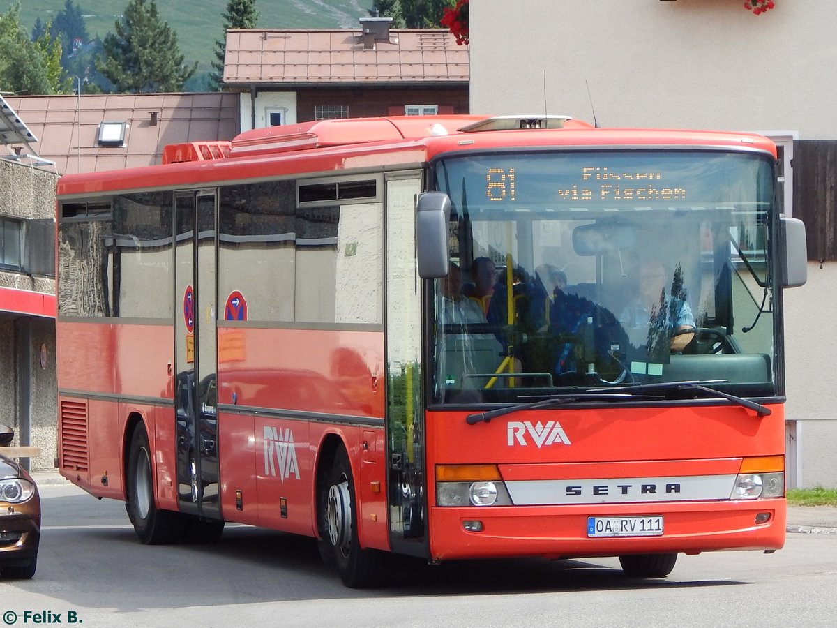 Setra 315 UL von Regionalverkehr Allgäu in Oberstdorf am 08.08.2015