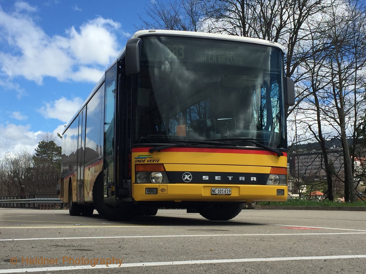 Setra 315NF am 16.04.2016 in Le Locle