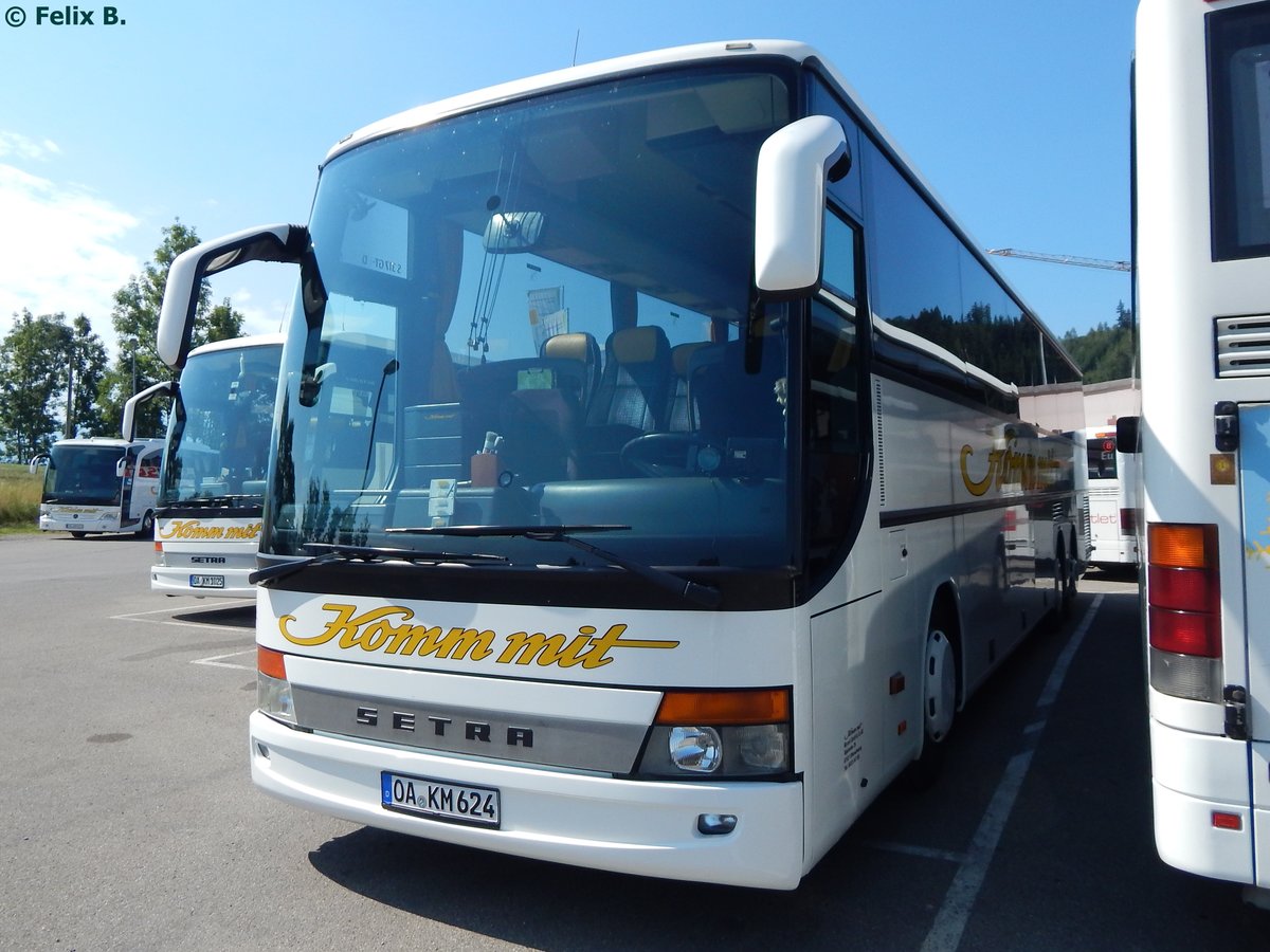 Setra 317 GT-HD von Komm mit Reisen aus Deutschland in Ofterschwang am 08.08.2015