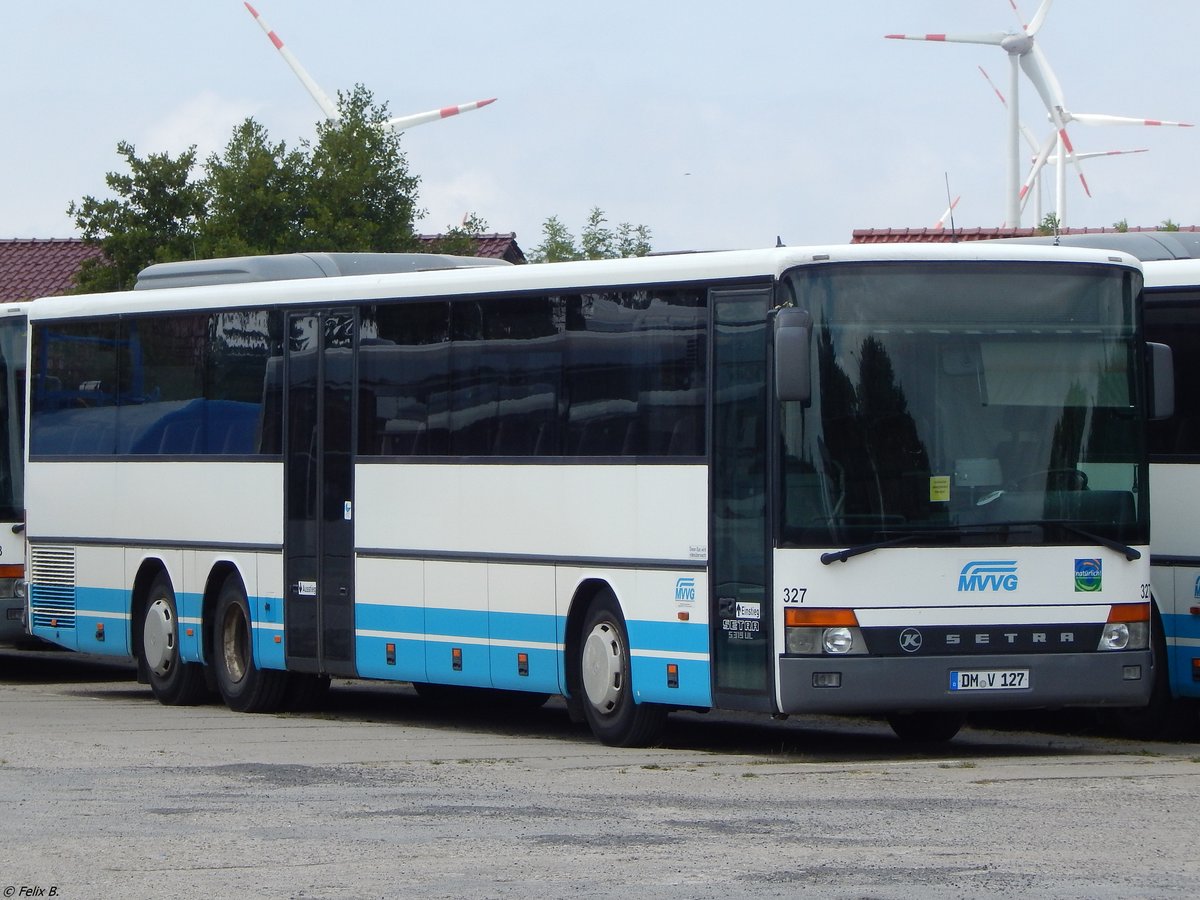 Setra 319 UL der MVVG in Altentreptow am 07.07.2018