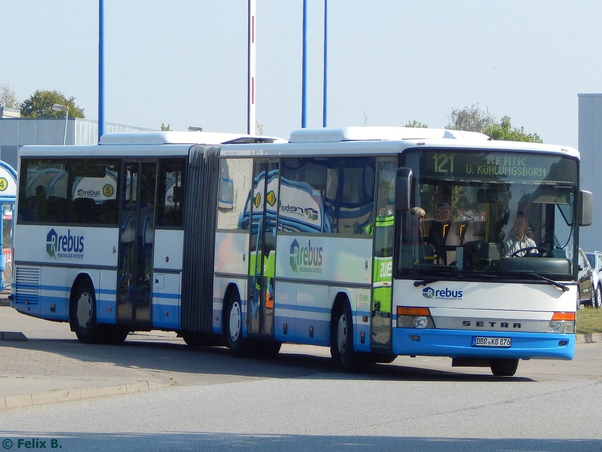 Setra 321 UL von Regionalbus Rostock in Rostock am 14.09.2016