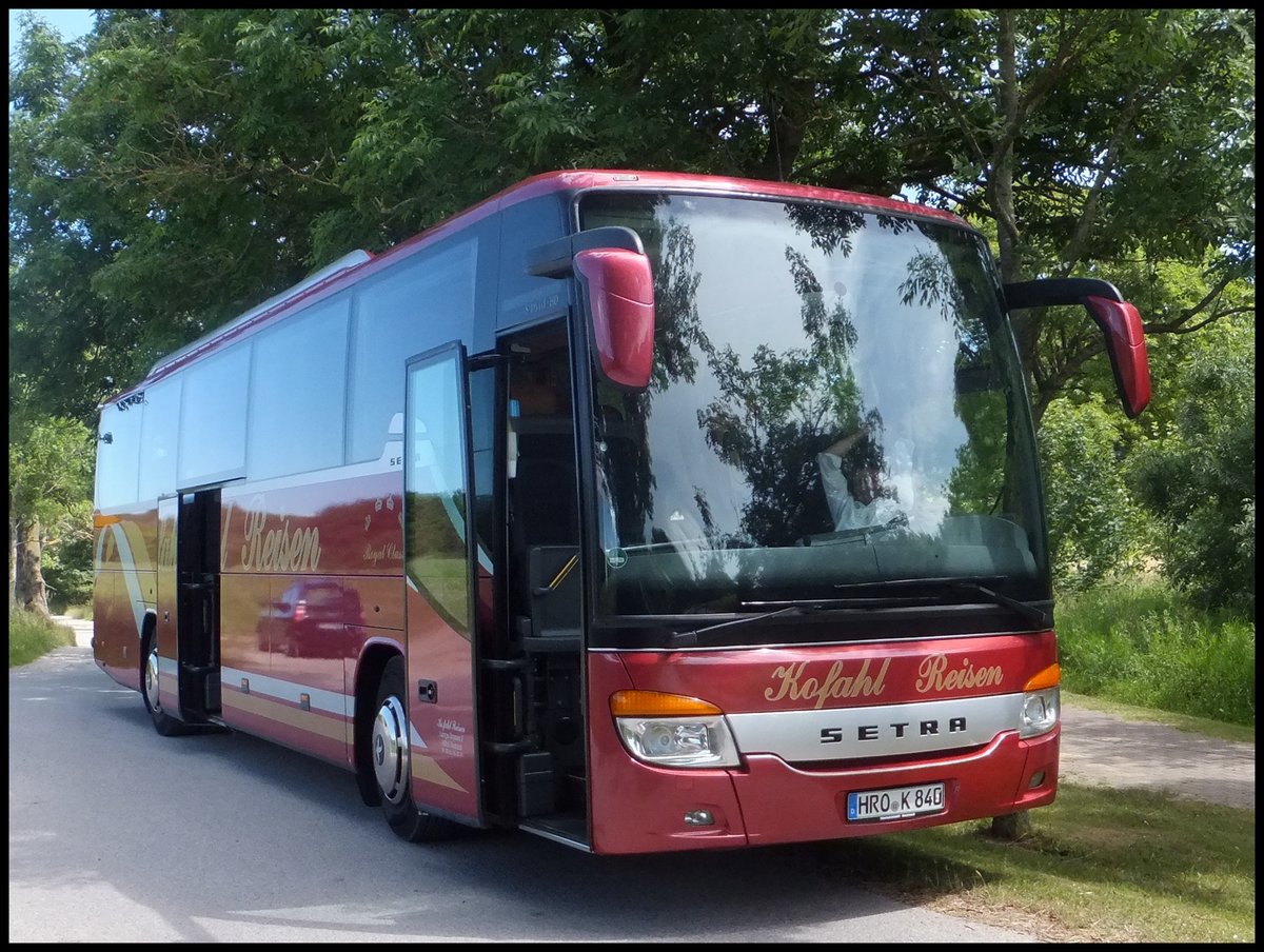 Setra 415 GT-HD von Kofahl Reisen aus Deutschland in Sasnitz am 26.06.2014