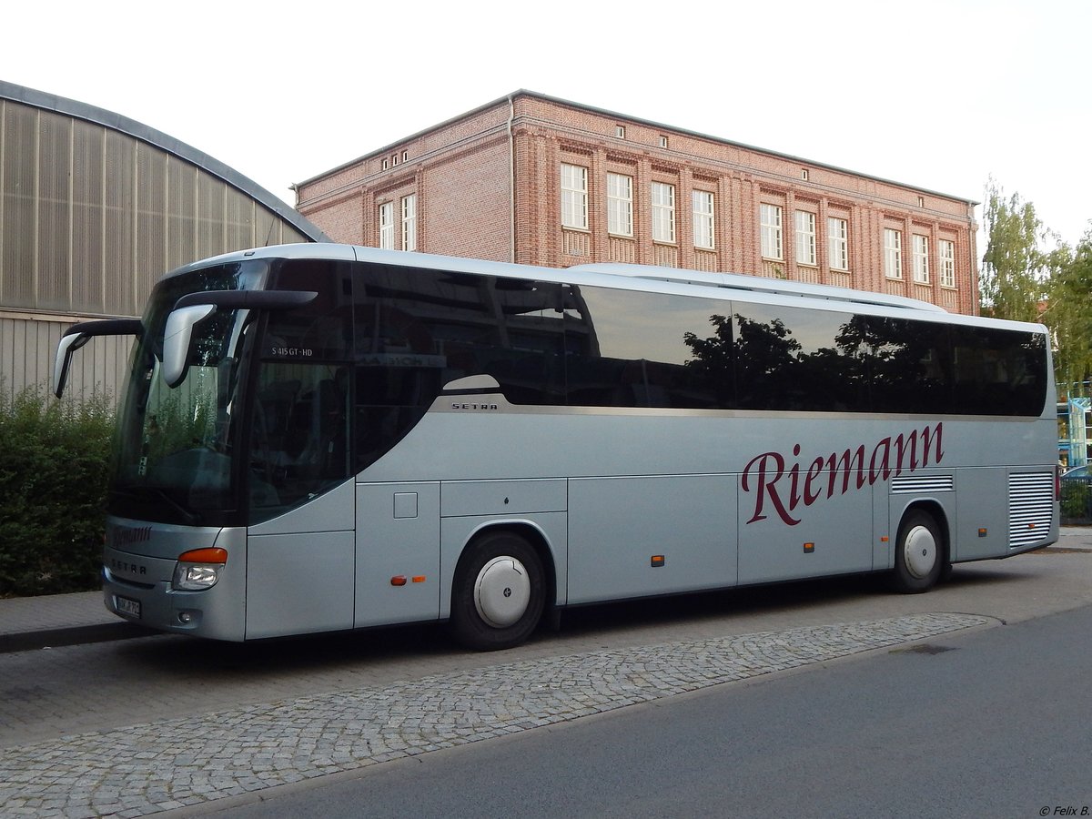 Setra 415 GT-HD von Riemann aus Deutschland in Neubrandenburg am 18.08.2018