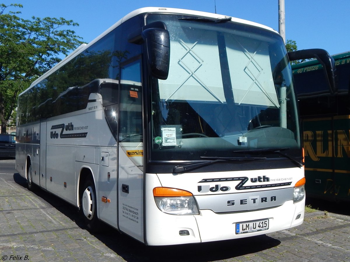 Setra 415 GT-HD von Udo Zuth Reisedienst aus Deutschland in Berlin am 08.06.2016