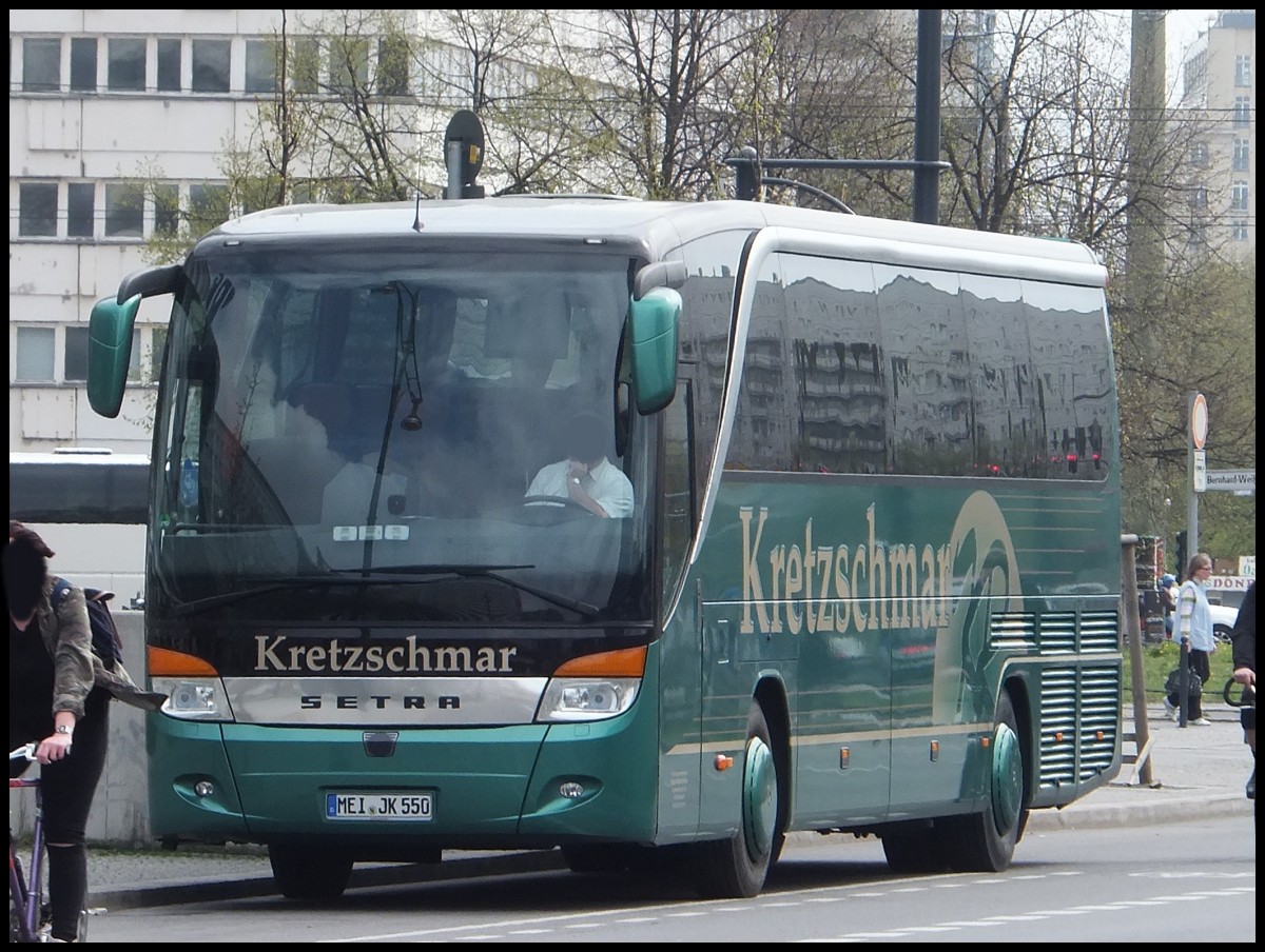Setra 415 HD von Kretzschmar Reisen aus Deutschland in Berlin am 25.04.2013