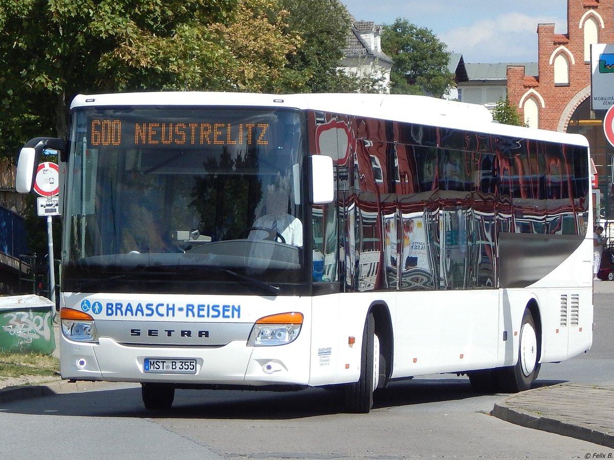Setra 415 LE Business von Braasch Reisen aus Deutschland in Neubrandenburg am 15.07.2018