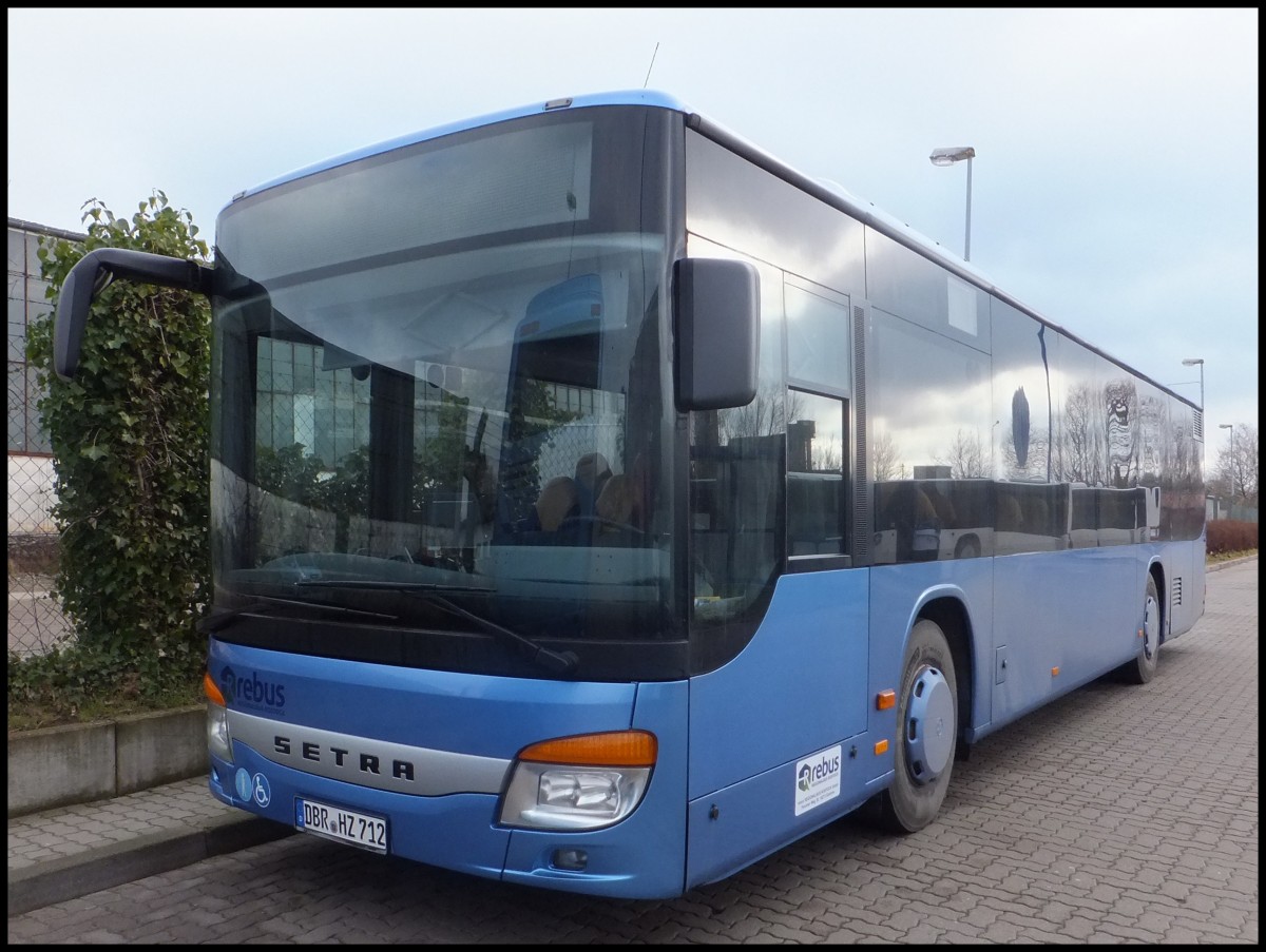 Setra 415 NF von Regionalbus Rostock in Rostock am 12.02.2014