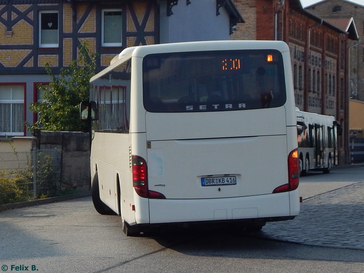 Setra 415 UL von Regionalbus Rostock in Güstrow am 13.09.2016