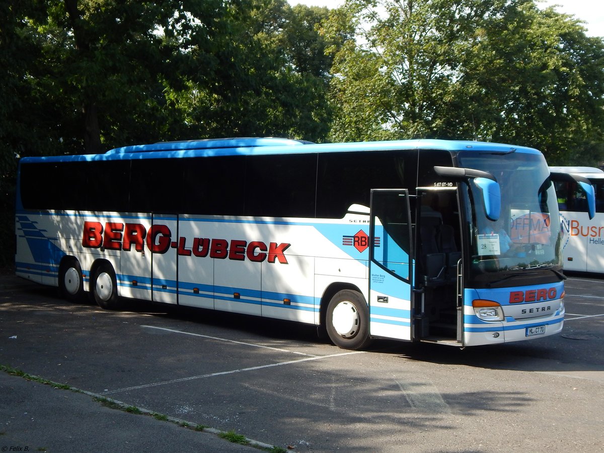 Setra 416 GT-HD von Berg aus Deutschland in Rostock am 19.08.2018