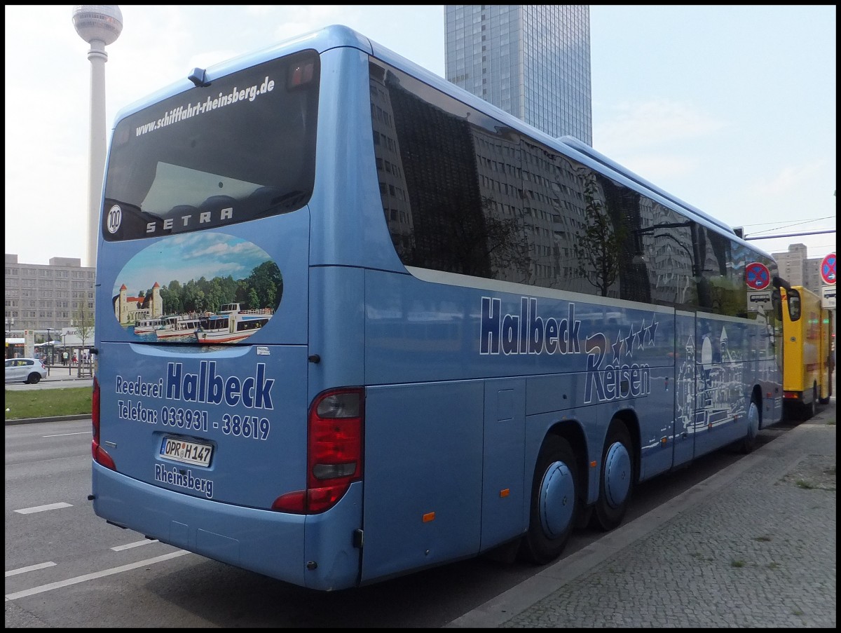 Setra 416 GT-HD von Halbeck Reisen aus Deutschland in Berlin am 26.04.2013