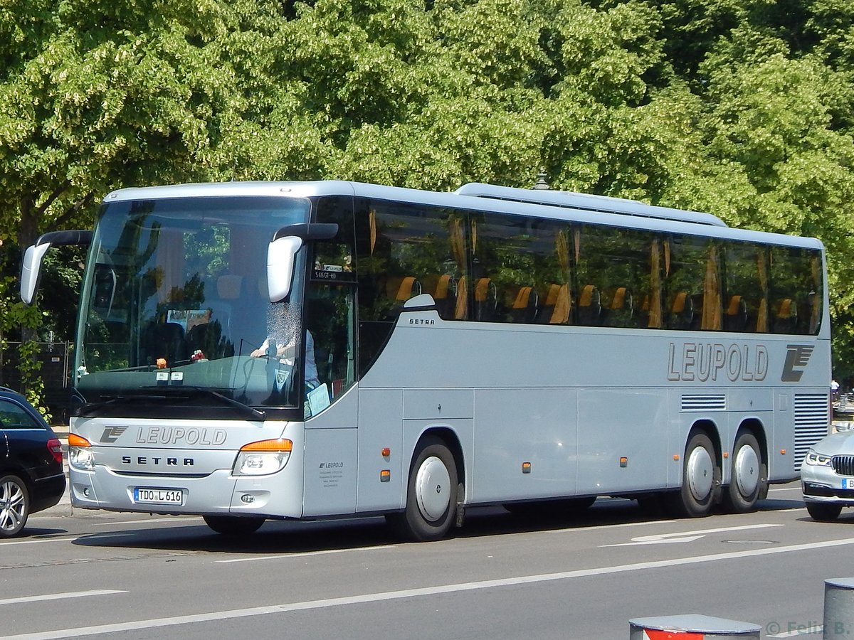 Setra 416 GT-HD von Leupold aus Deutschland in Berlin am 08.06.2016