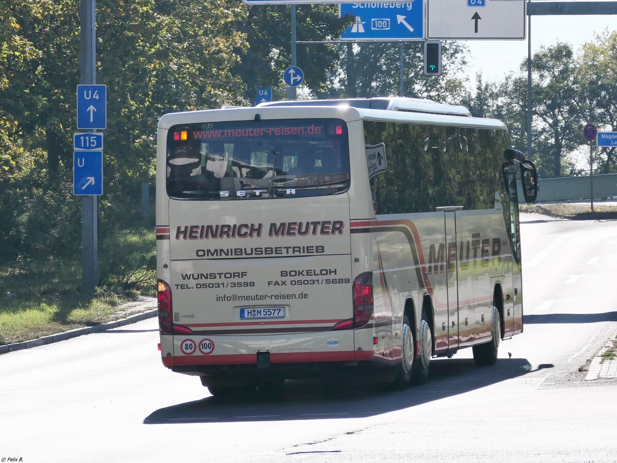 Setra 416 GT-HD von Meuter aus Deutschland in Berlin am 10.10.2021