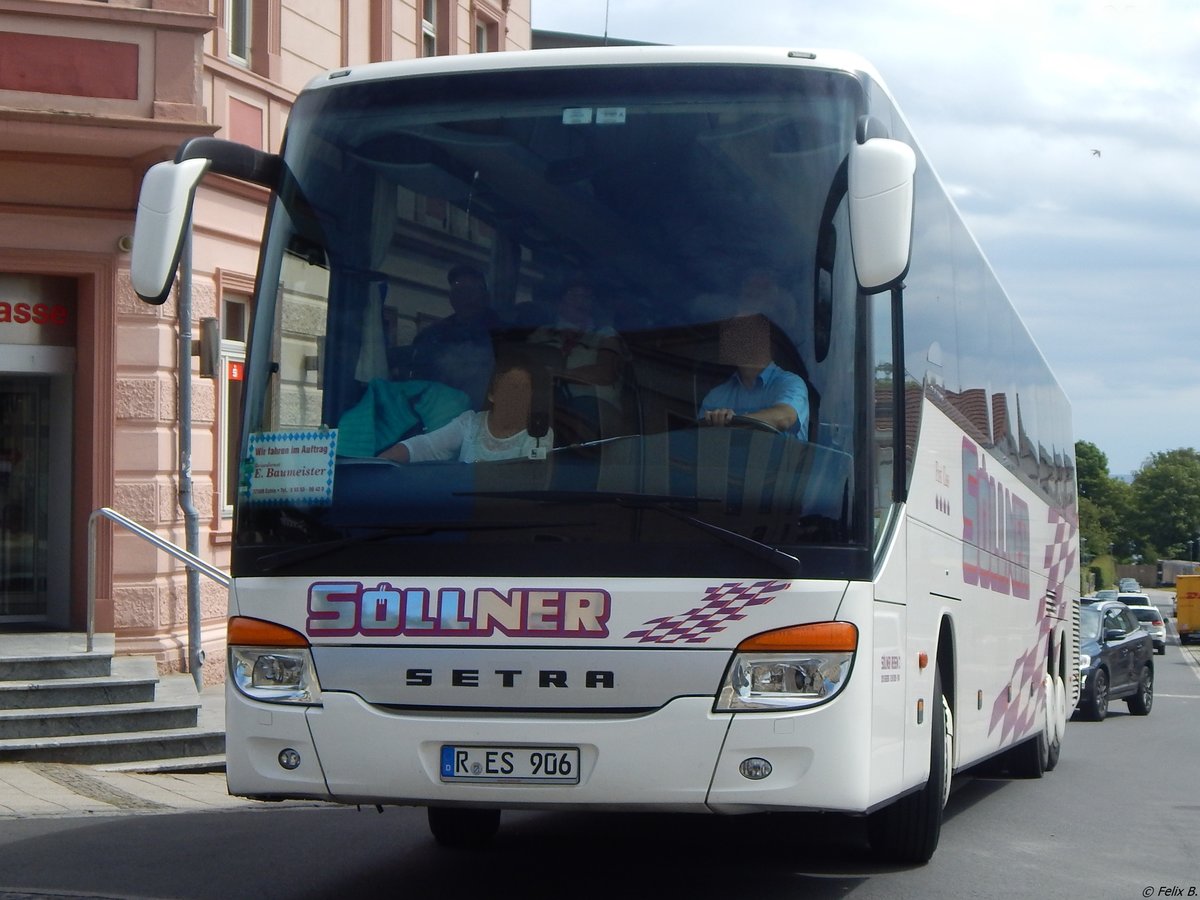 Setra 416 GT-HD von Söllner aus Deutschland in Sassnitz am 25.06.2015
