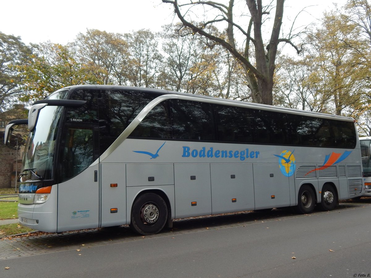 Setra 416 HDH von Boddensegler aus Deutschland in Stralsund am 29.10.2014