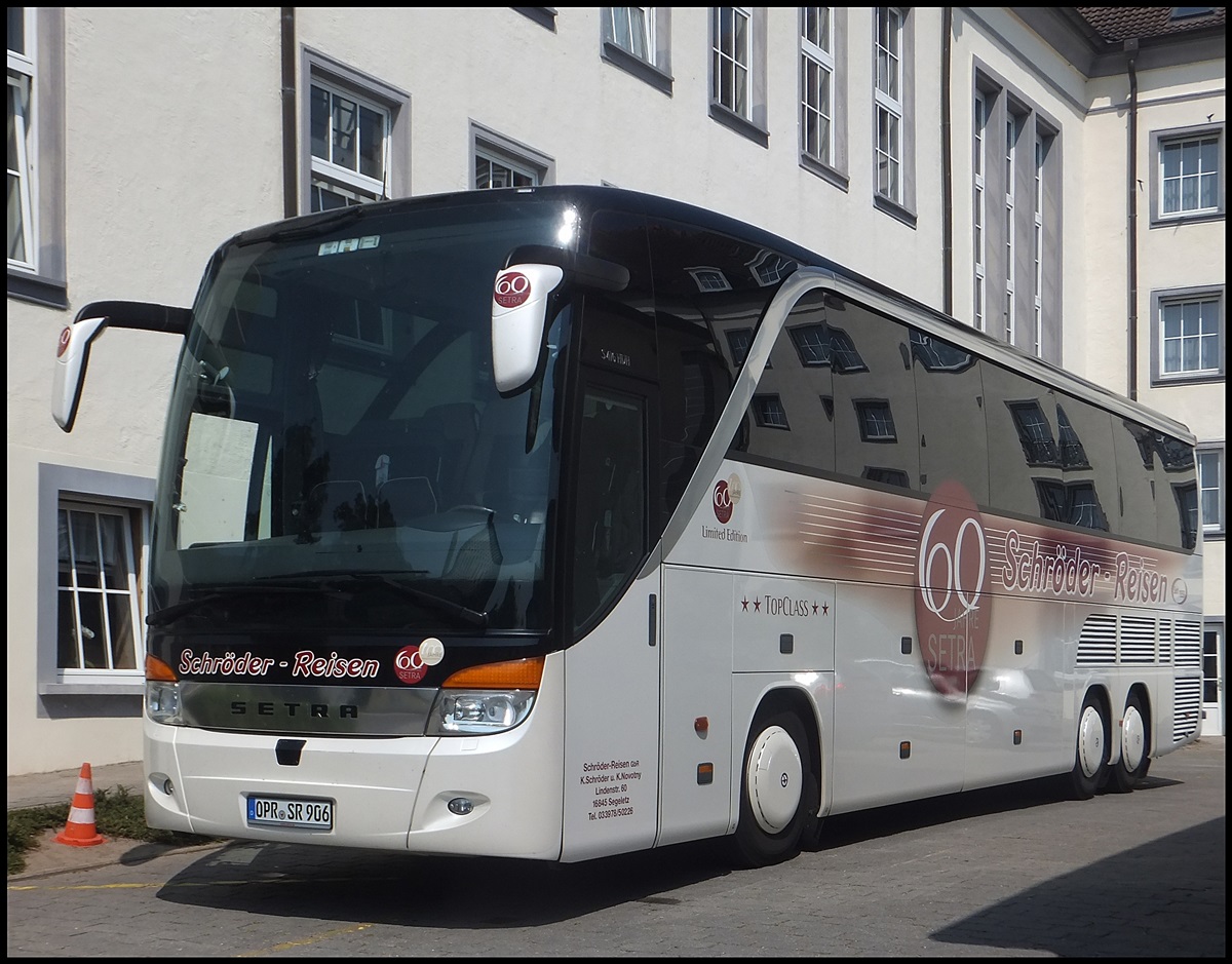 Setra 416 HDH von Schrder-Reisen aus Deutschland in Sassnitz am 27.07.2013