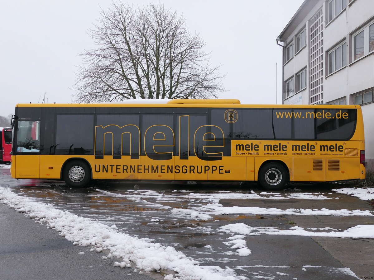 Setra 416 LE Business von URB aus Deutschland (ex Gotlandsbuss AB) in Ueckermünde am 12.12.2021
