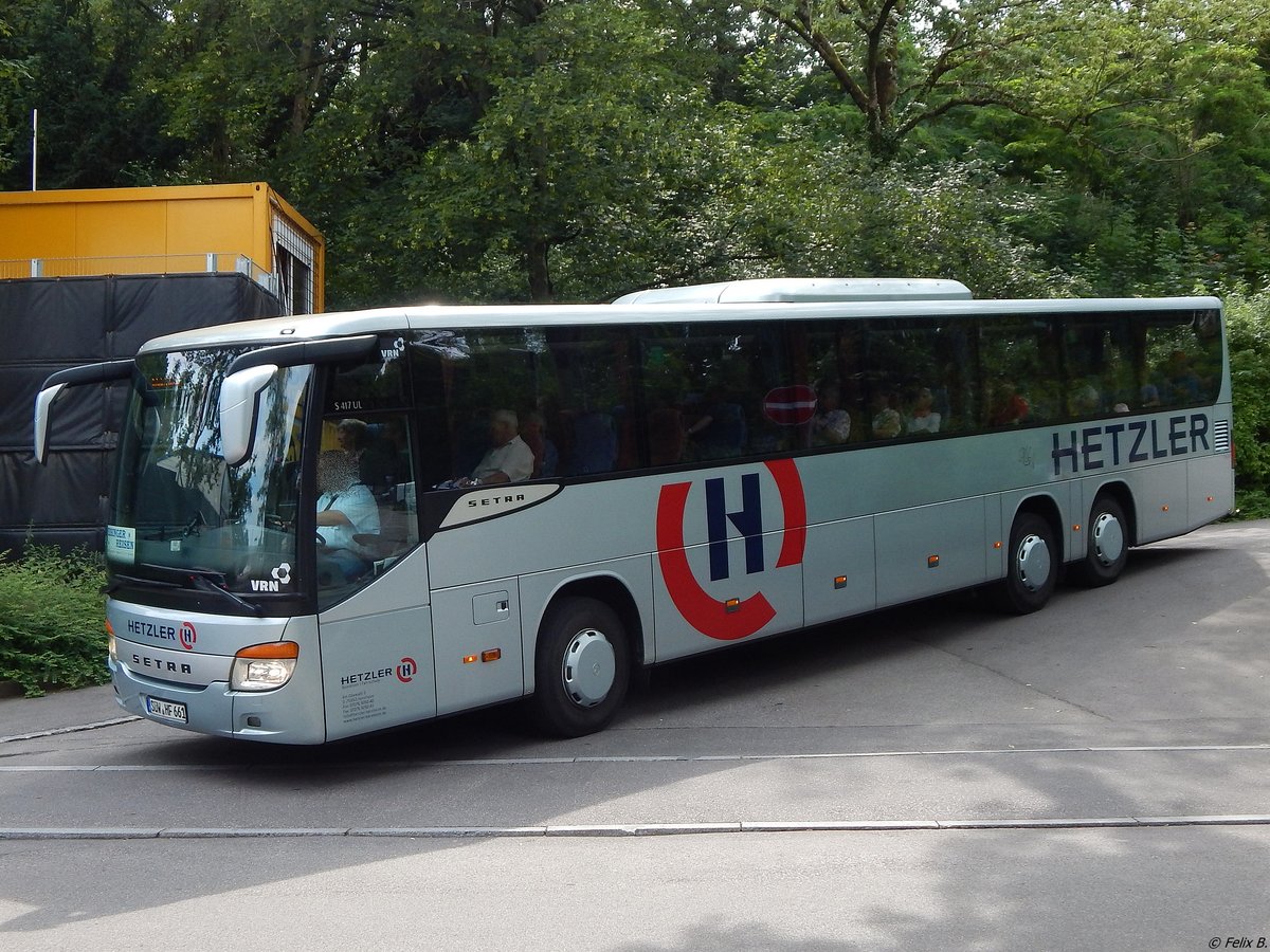 Setra 417 UL von Hetzler aus Deutschland in Stuttgart am 16.06.2018