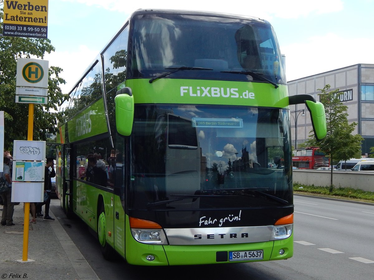Setra 431 DT Flixbus/Baron Reisen aus Deutschland in Berlin am 11.06.2016