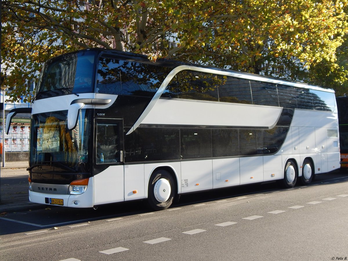 Setra 431 DT Vorführwagen aus Dänemark in Berlin am 31.10.2018