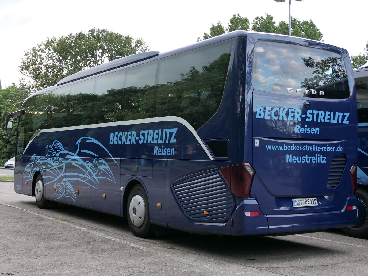 Setra 515 HD von Becker-Strelitz Reisen aus Deutschland in Neubrandenburg am 06.06.2020