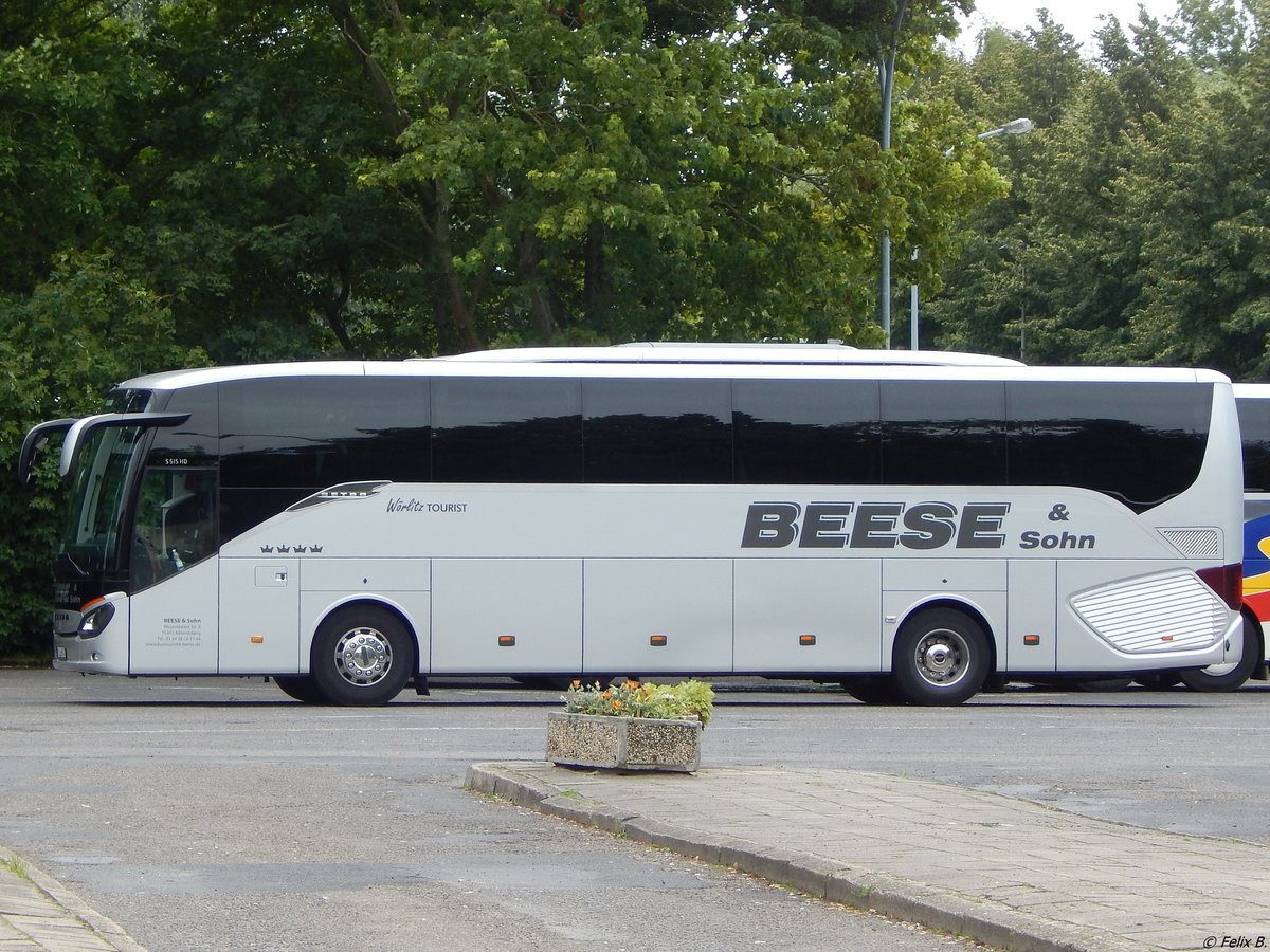 Setra 515 HD von Beese & Sohn aus Deutschland in Stralsund am 21.07.2017