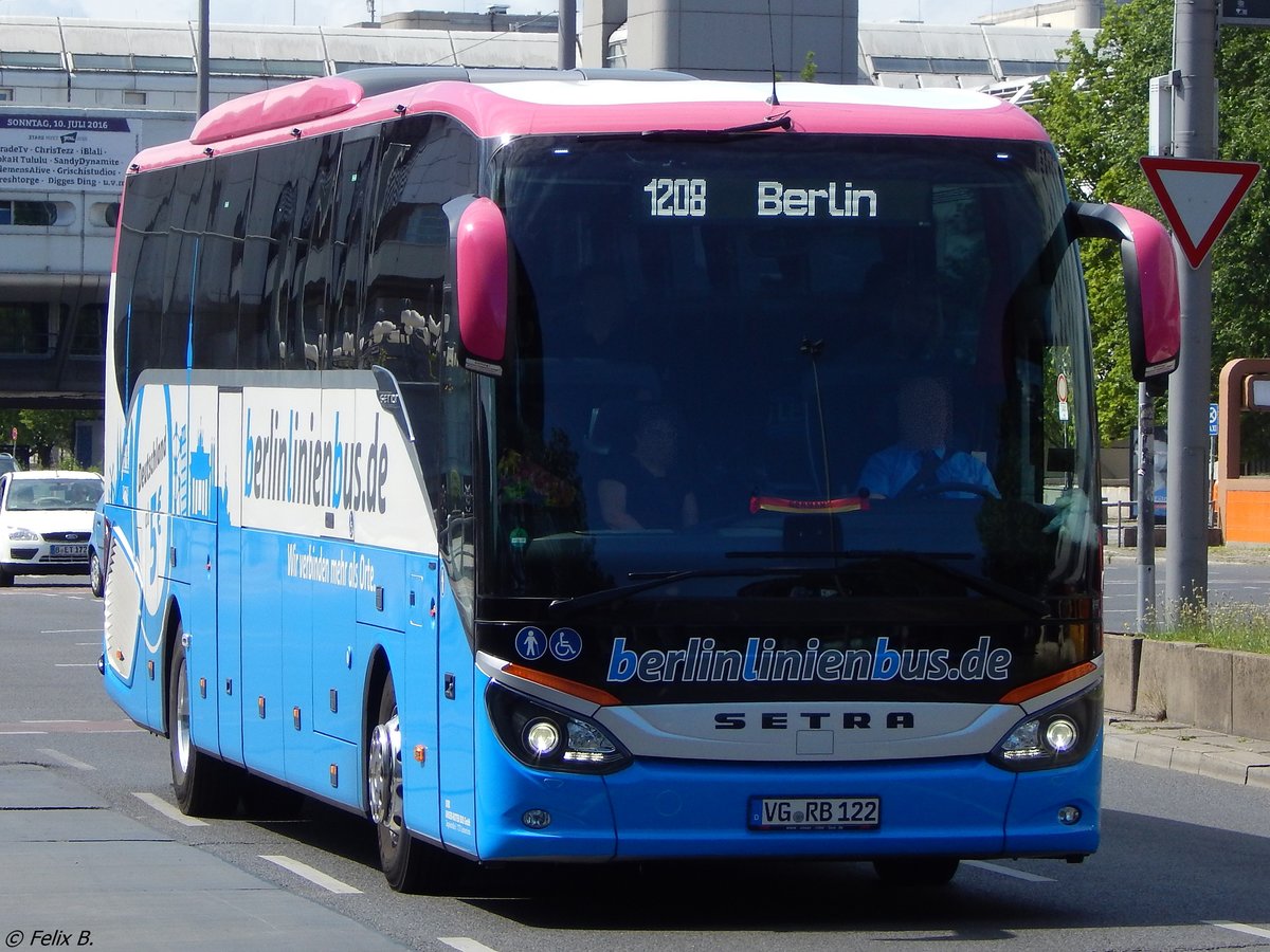 Setra 516 HD von BerlinLinienBus/URB in Berlin am 11.06.2016