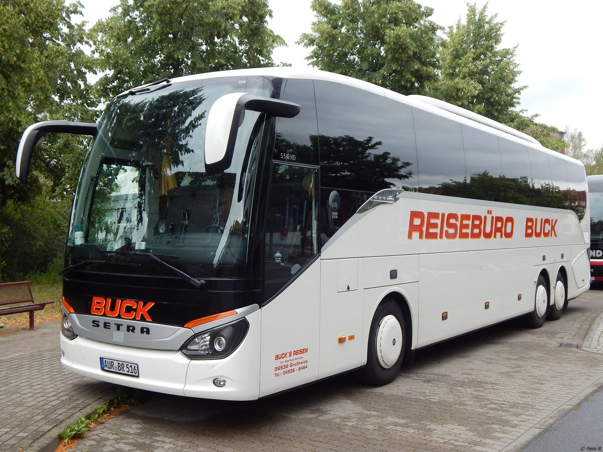 Setra 516 HD von Buck's Reisen aus Deutschland in Neubrandenburg am 10.07.2019