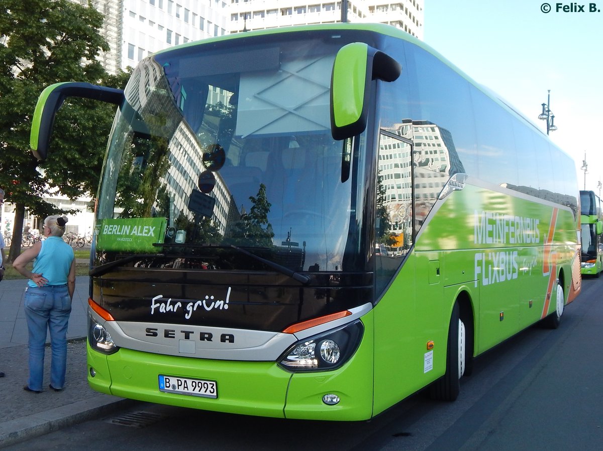 Setra 516 HD von Flixbus/Prima Klima Reisen aus Deutschland in Berlin am 07.06.2016
