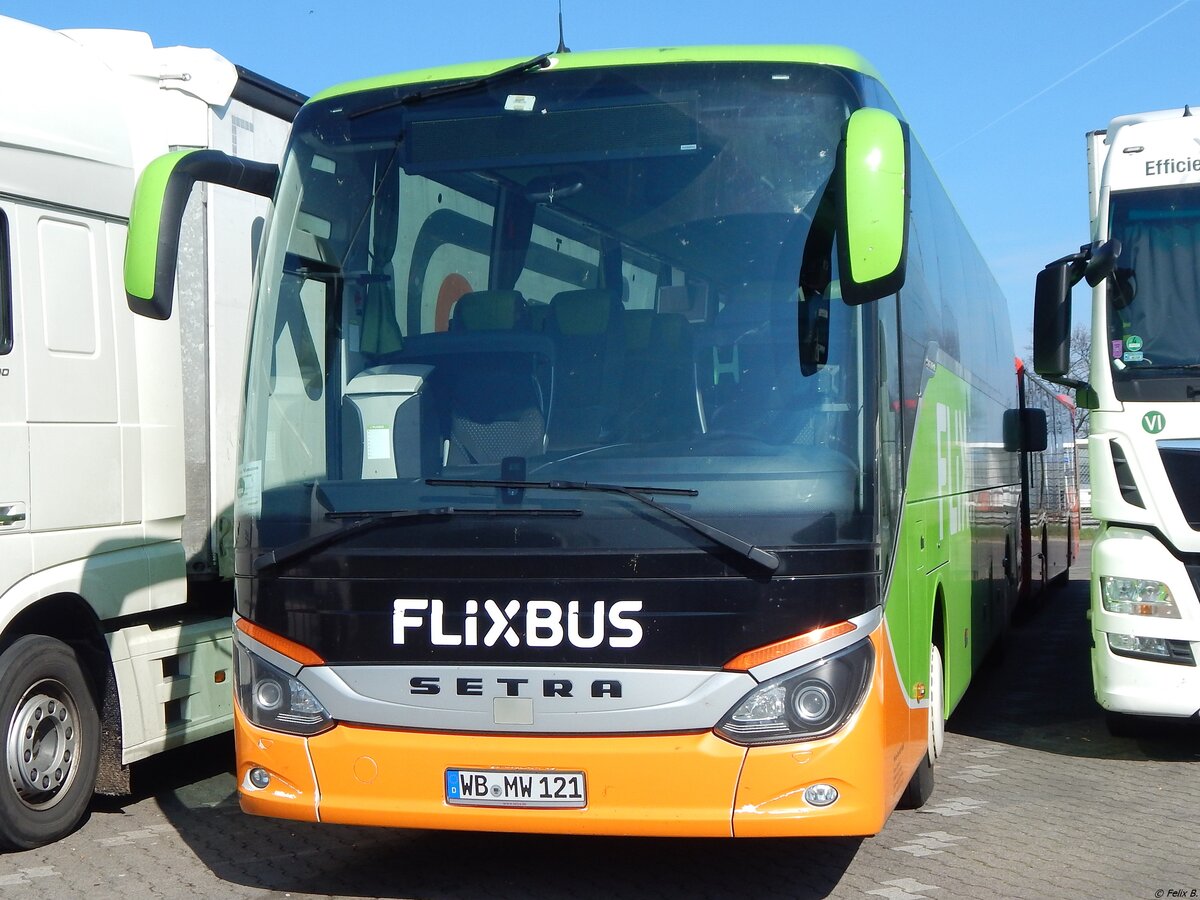 Setra 516 HD von Flixbus/Wricke Touristik aus Deutschland in Berlin am 30.03.2019