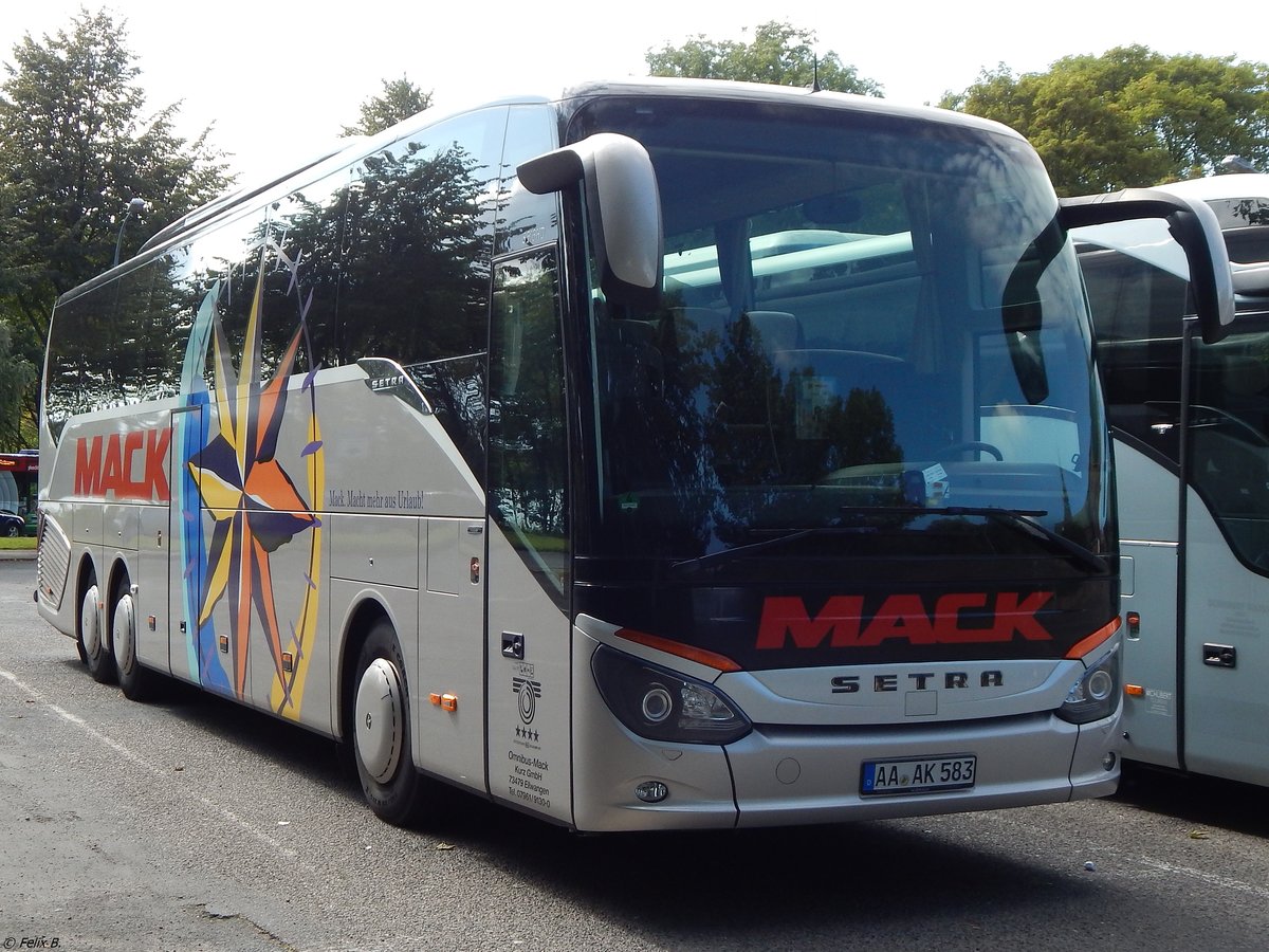 Setra 516 HD von Mack aus Deutschland in Stralsund am 25.08.2017