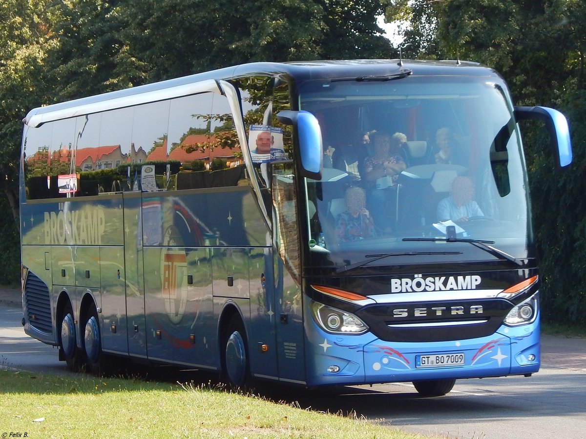 Setra 516 HDH von Bröskamp aus Deutschland in Sassnitz am 31.08.2015