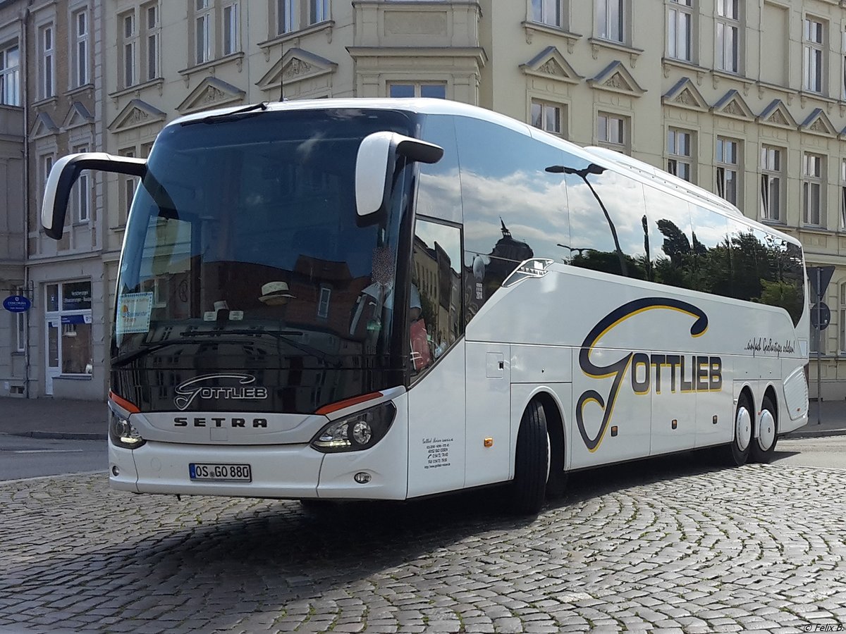Setra 517 HD von Gottlieb aus Deutschland in Stralsund am 22.07.2015