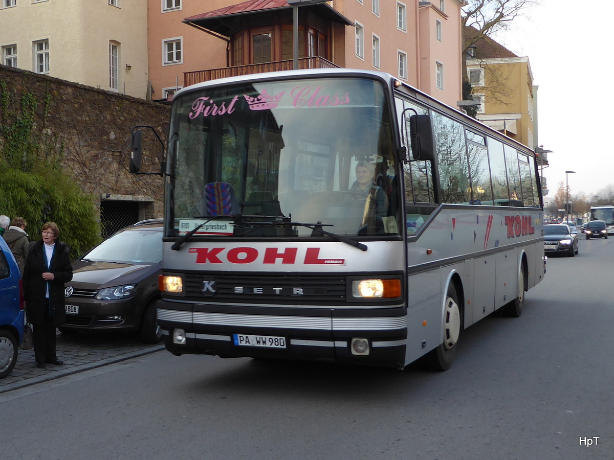 Setra Car Unterwegs in Passau am 05.12.2015