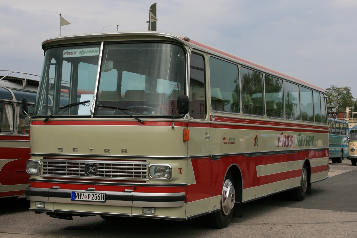 Setra S 130 H Bj. 1972  Fass , 4. Europatreffen historischer Omnibusse, Speyer 26.04.2014