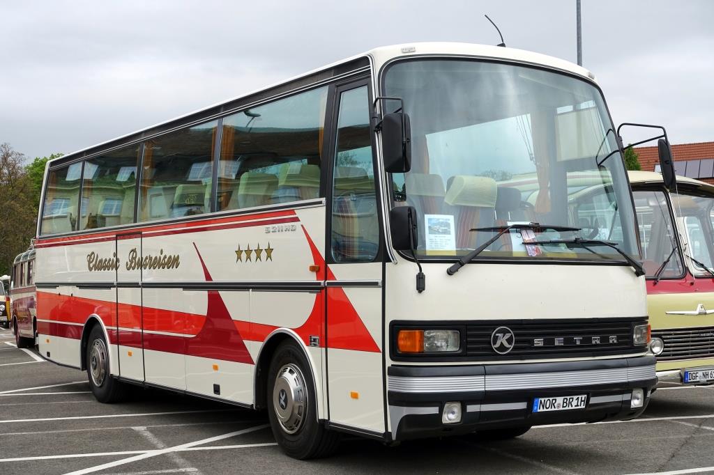 Setra S 211 HD  Classic , 5. Europatreffen historischer Omnibusse in Speyer 22.04.2017