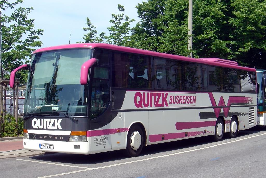 Setra S 317 GT-HD  Quitzk , ehem.  Wöhrle , Hamburg 04.06.2008 (auch heute noch im Fuhrpark)
